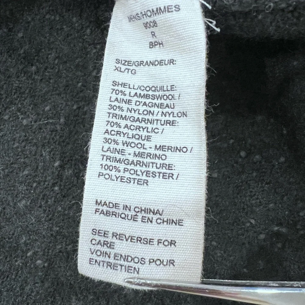 Woolrich Vintage Quarter Zip-Up Sweater Lamb & Merino Wool Blend Unisex